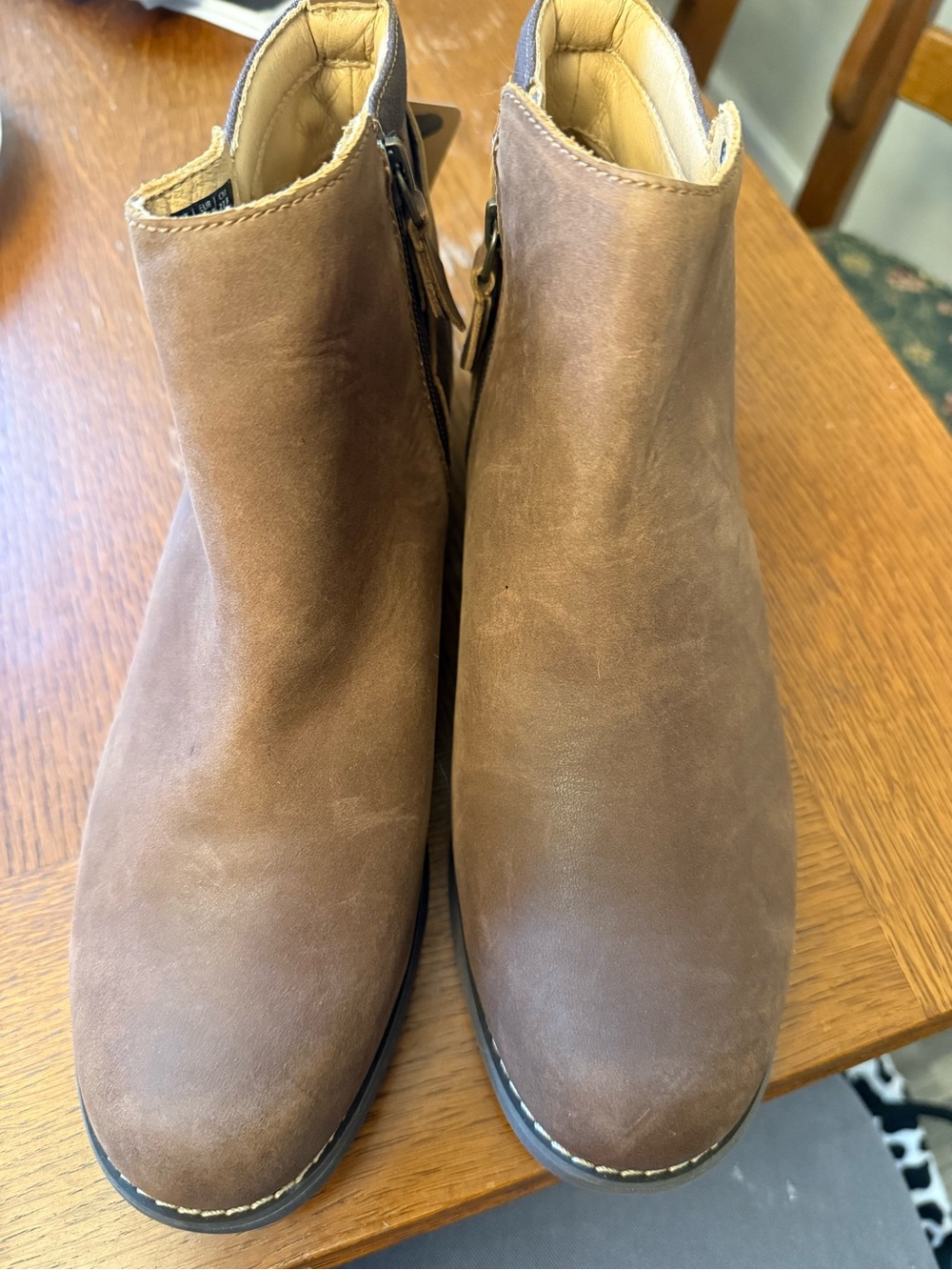 Spenco Women’s Total Support Bootie Sz 10 Brown Leather NWT